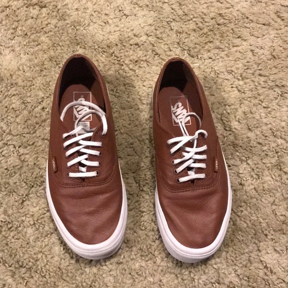 vans synthetic leather